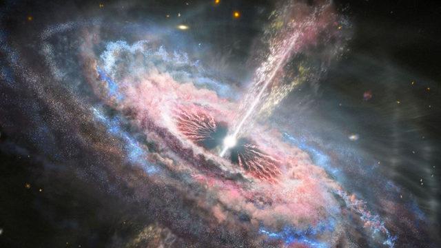 Hubble, Kuasarların Muazzam ’Tsunami’ Gücünü Görüntüledi