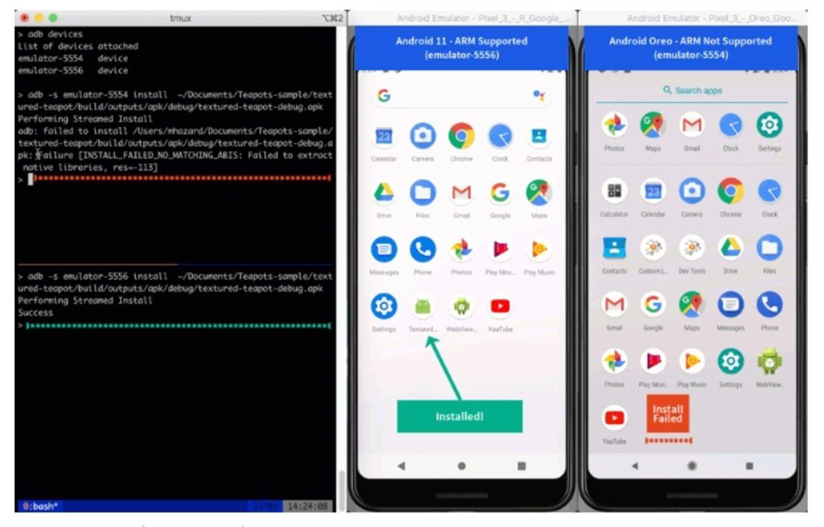 Google, ARM Uyumluluğuna Sahip Android 11 x86 Sistem Görüntülerini Yayınladı