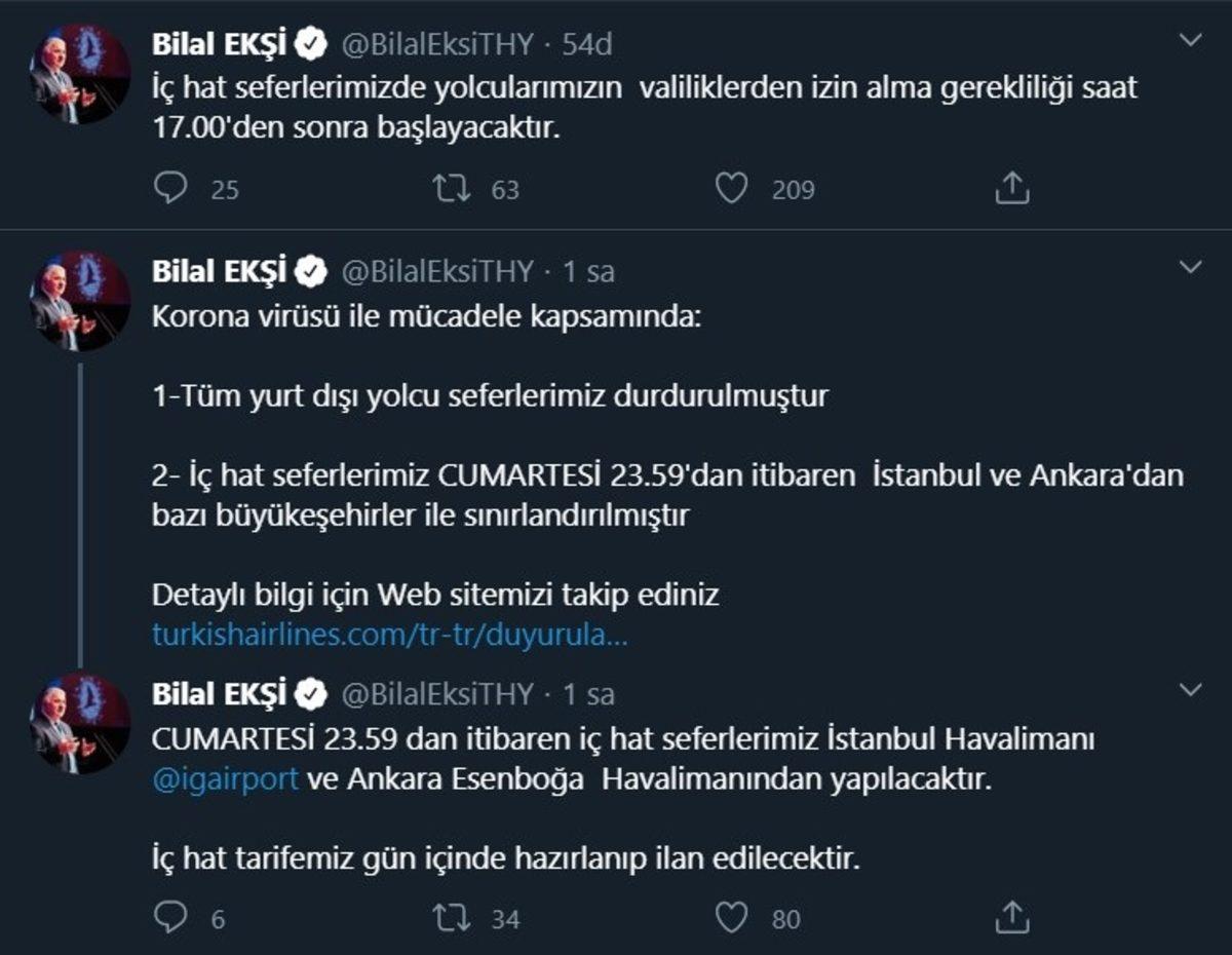 THY, İç Hat Seferi Gerçekleştireceği Şehirleri Açıkladı