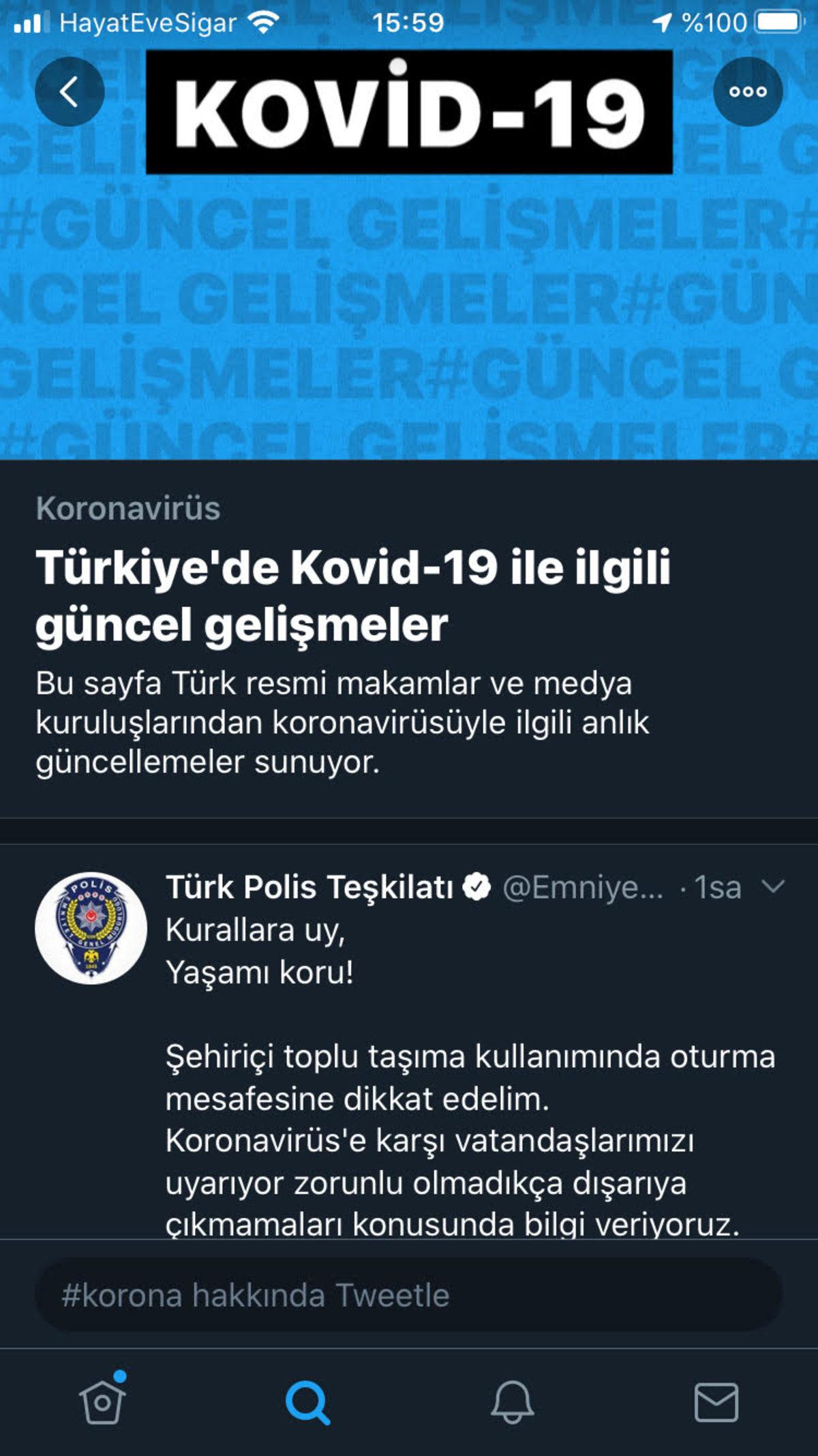 Twitter’dan Koronavirüsle İlgili Yanlış Bilgiyi Önlemek İçin Yeni Özellik