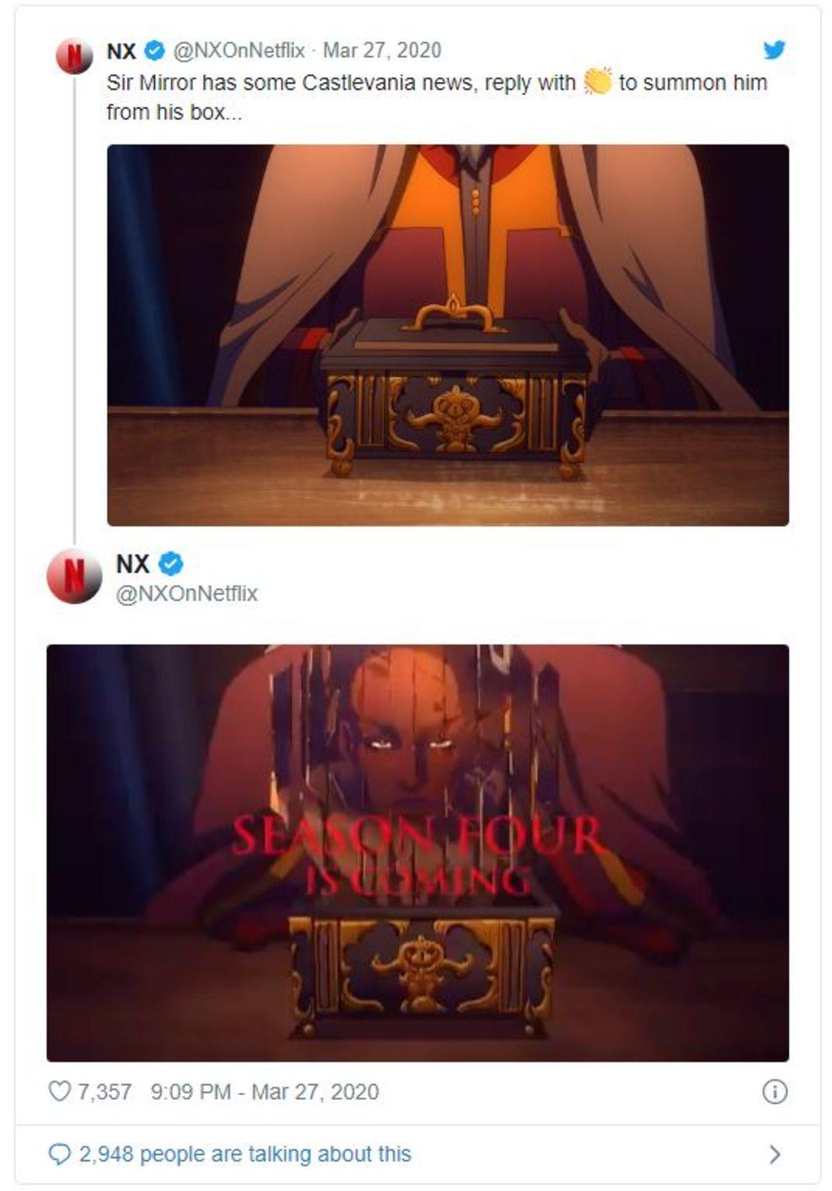 Netflix’in Castlevania Serisi, 4. Sezonuyla Geri Dönüyor