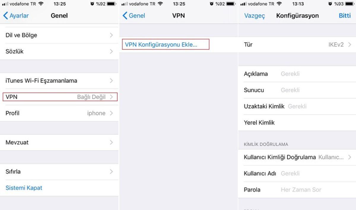 iPhone ve iPad’lere Nasıl VPN Kurulur?