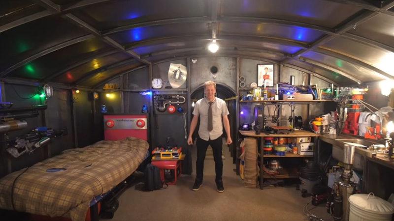 Bir YouTuber’ın 5 Yıl Önce Hazırladığı Özel Sığınağın Son Hali (Video)