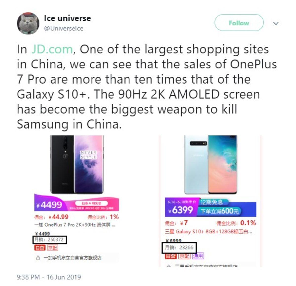 OnePlus 7 Pro’nun Gerçek Bir ‘Amiral Katili’ Olduğunu Kanıtlayan Satış Rakamları