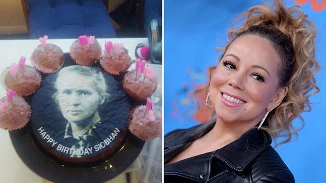 Mariah Carey Hayranına Ünlü Fizikçi Marie Curie Fotoğraflı Pasta Gönderildi, Twitter Yıkıldı