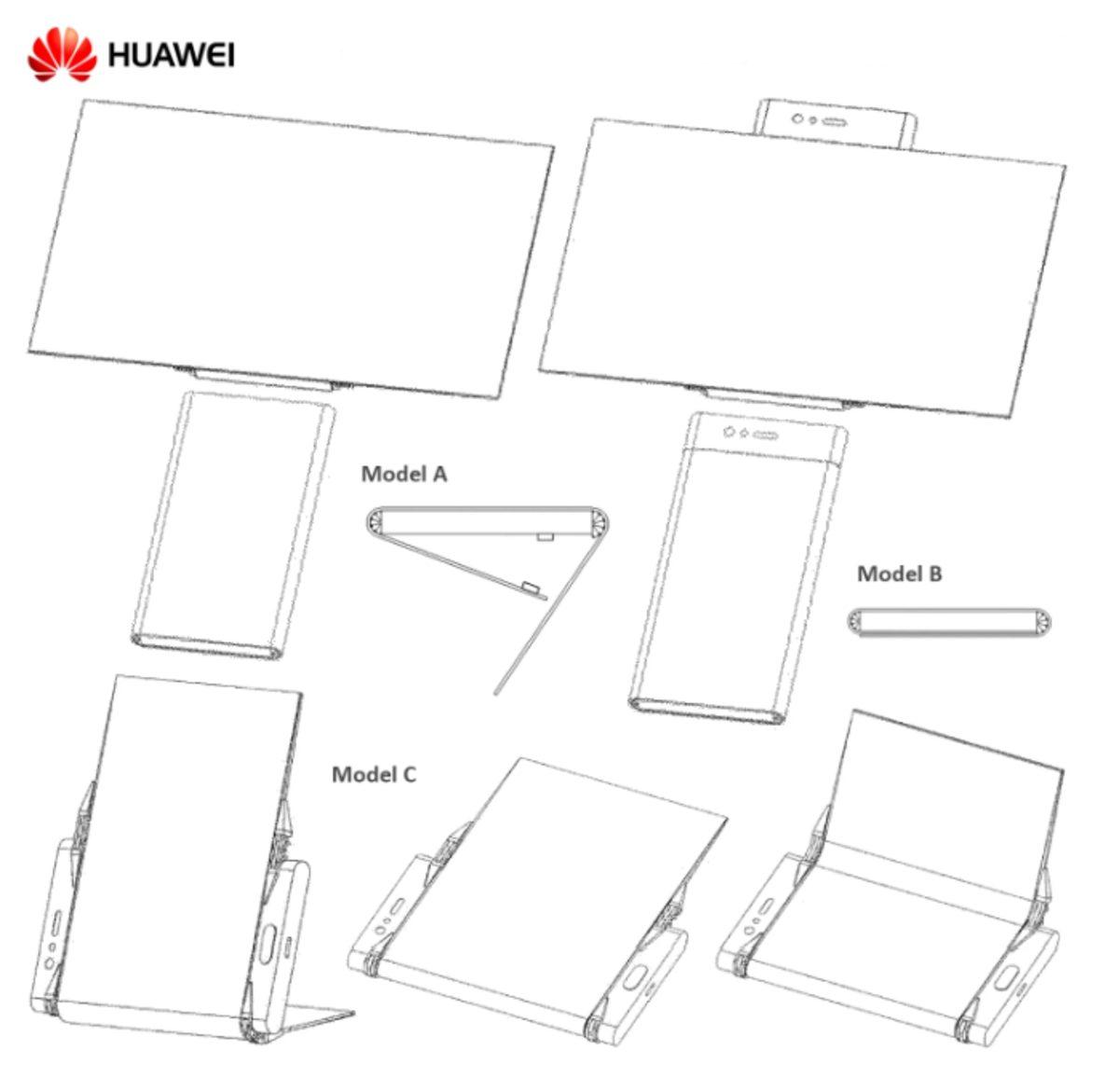 Huawei, İlginç Tasarımlı Yeni Bir Katlanabilir Telefon Patenti Aldı