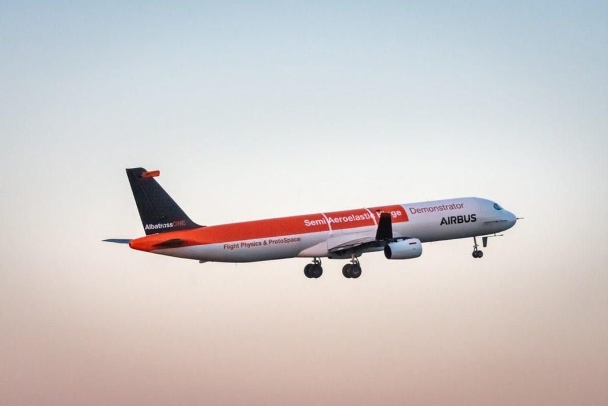 Airbus, Dünyanın İlk Kontrolsüz Kanat Ucuna Sahip Uçağını Test Ediyor (Video)