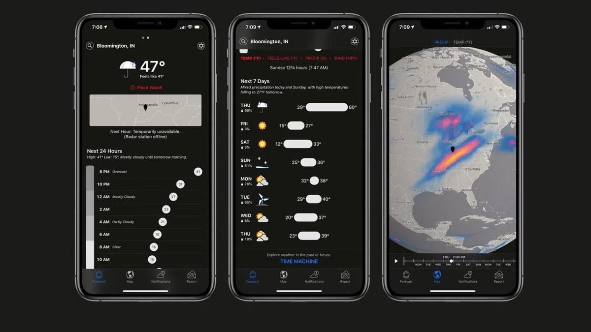 Apple, Hava Tahmin Uygulaması Dark Sky’ı Satın Aldı