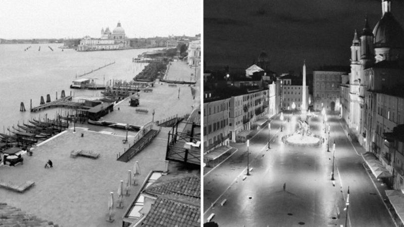 Karantina Altındaki Bir Fotoğrafçı, Güvenlik Kameralarıyla İtalya’yı Görüntüledi