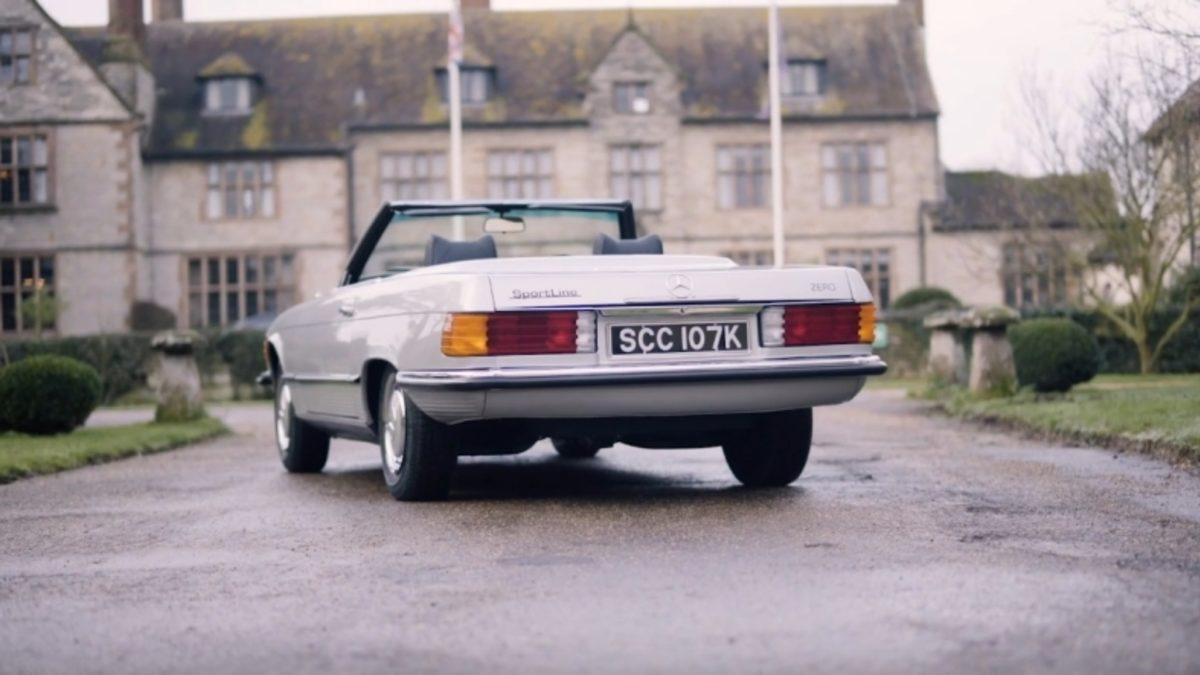 Dünyanın Tamamen Elektrikli İlk Klasik Mercedes Benz SL Modeli ile Tanışın