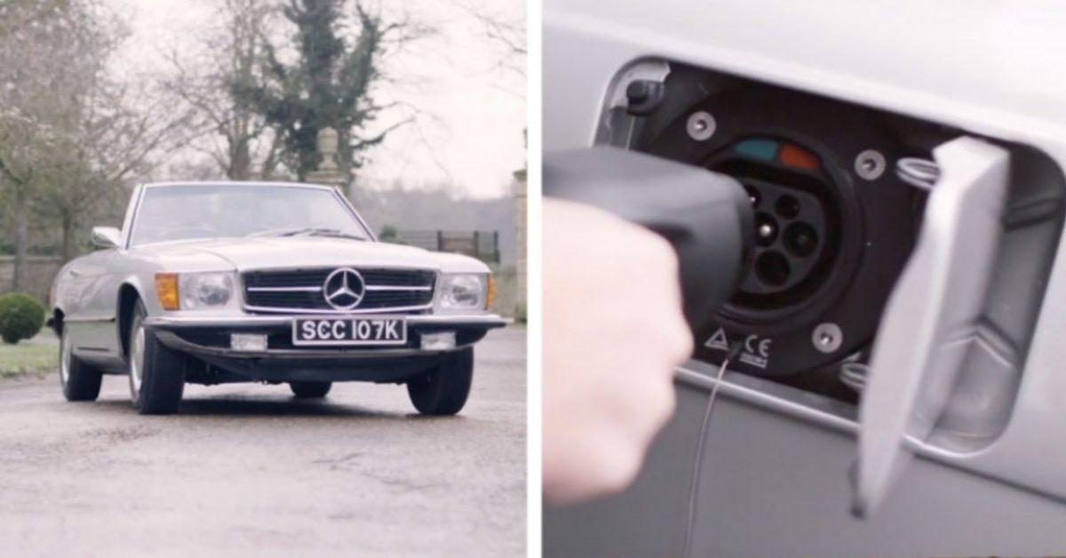 Dünyanın Tamamen Elektrikli İlk Klasik Mercedes Benz SL Modeli ile Tanışın