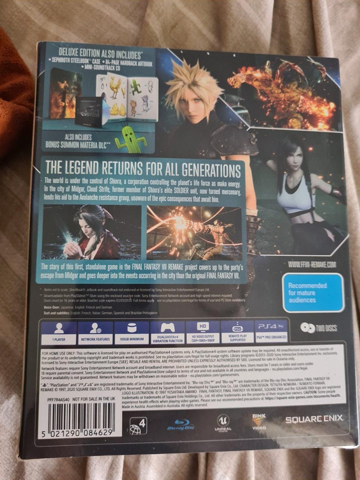 Final Fantasy VII Remake’in PS4 Oyuncularını Üzecek Dosya Boyutu Belli Oldu