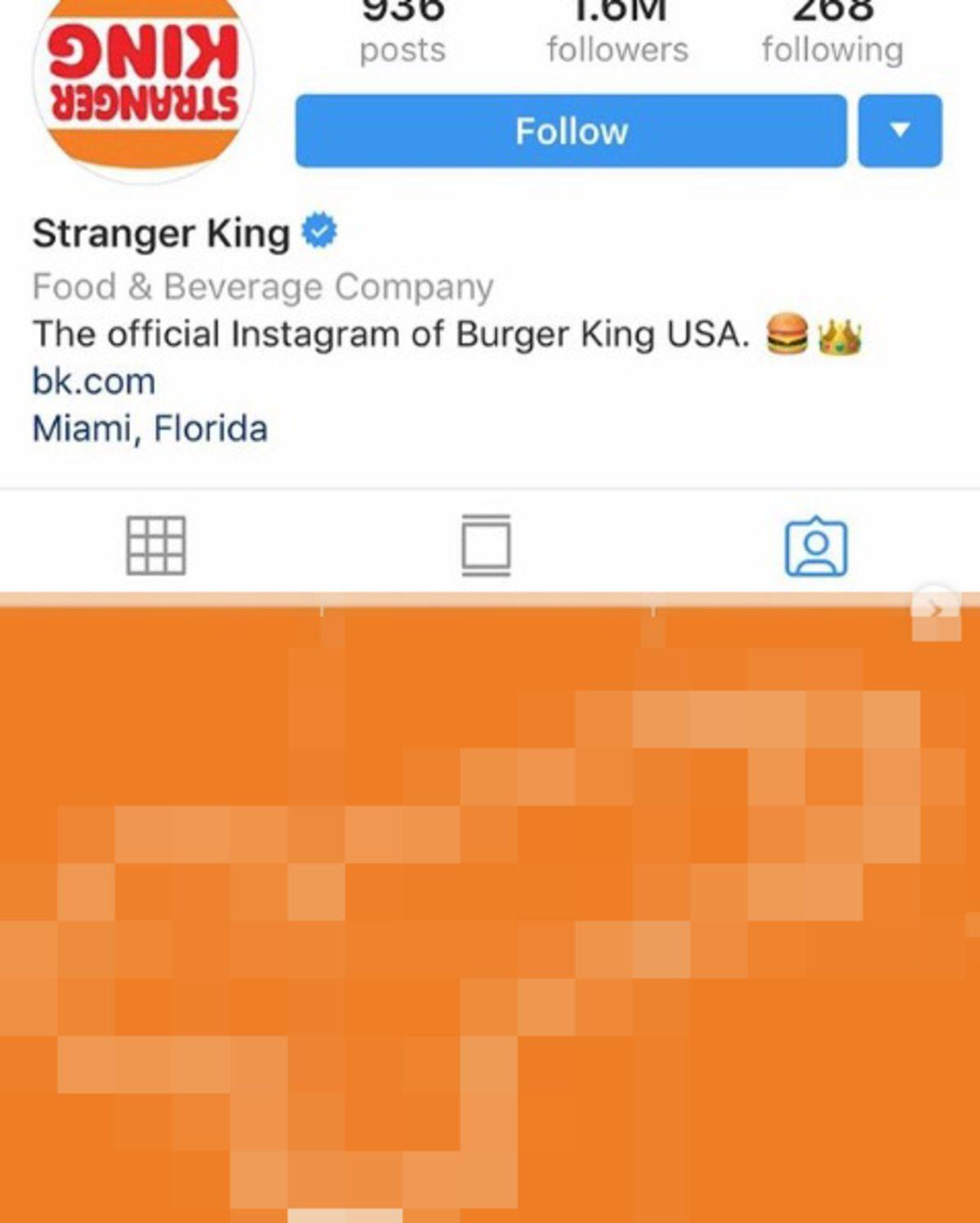 Burger King’in Instagram Sayfası, Bir Kişi Tarafından Fena Trollendi