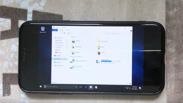 iPhone X’a Sanal Makine ile Windows 10 Kuruldu (Video)