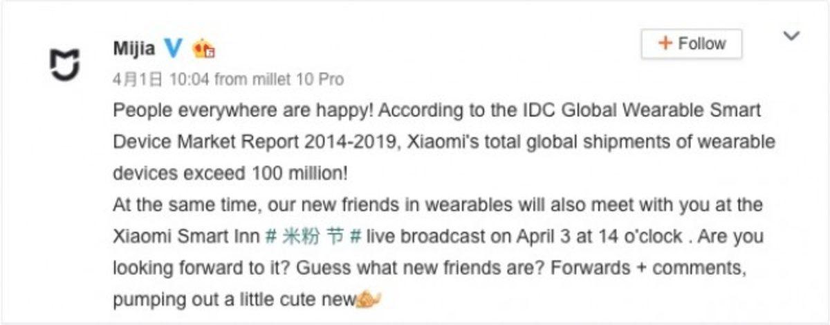 Xiaomi Mi Band 5’in Çıkış Tarihine İşaret Eden Açıklama