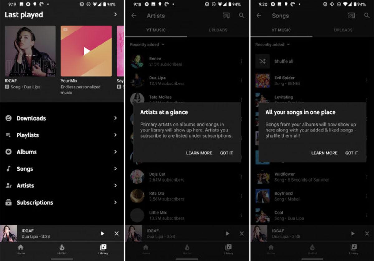 YouTube Music’in Arayüzünde Oldukça Kullanışlı Değişiklikler Yapıldı