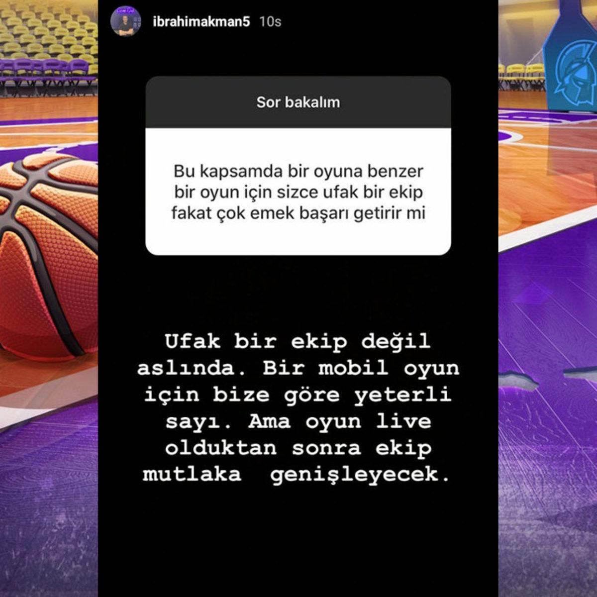 Kurucumuz İbrahim Akman, Masomo’nun Yeni Basketbol Oyunundan 20 Heyecan Verici Detayı Paylaştı