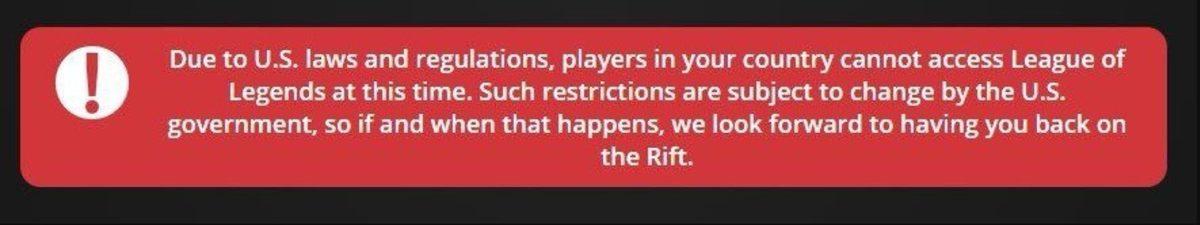 League of Legends, İran ve Suriye’de Yasaklandı