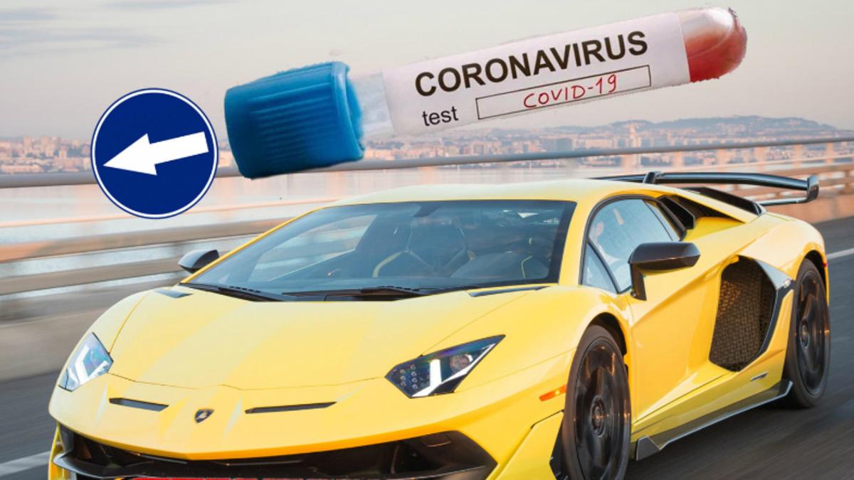 Trafik Cezası Almamak İçin Koronavirüsü Bahane Eden Lamborghini Sürücüsü Ehliyetini Kaptırdı