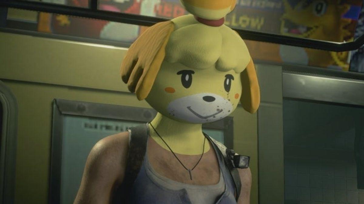 Resident Evil 3 Remake’in En Korkunç Modunda Animal Crossing’den Isabelle Var