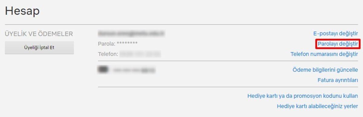 Unutulan Netflix Şifresi Nasıl Değiştirilir?