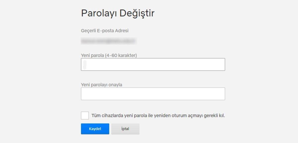 Unutulan Netflix Şifresi Nasıl Değiştirilir?