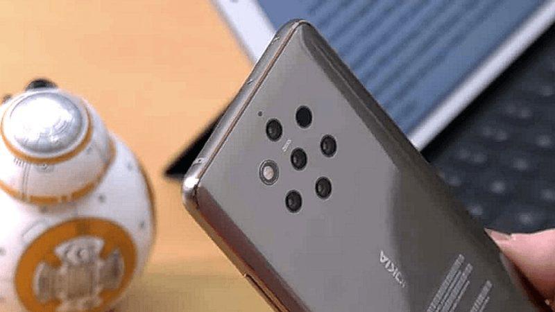 5 Arka Kameralı Nokia 9 PureView’ın Gümüş Rengi Ortaya Çıktı