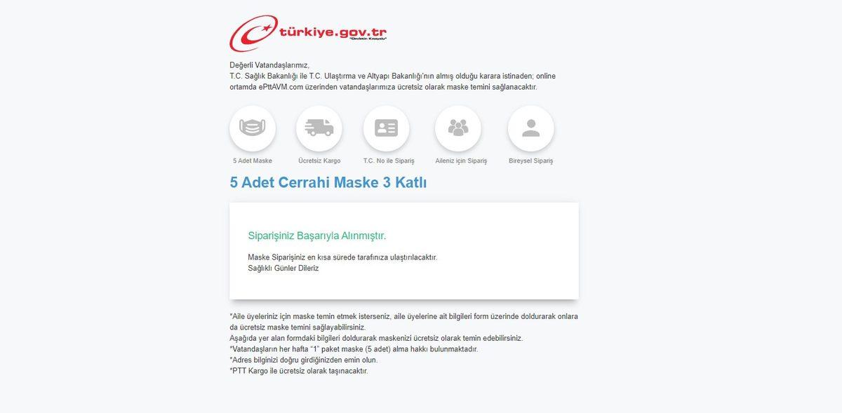 e-Devlet Üzerinden Ücretsiz Maske Başvurusu Nasıl Yapılır?