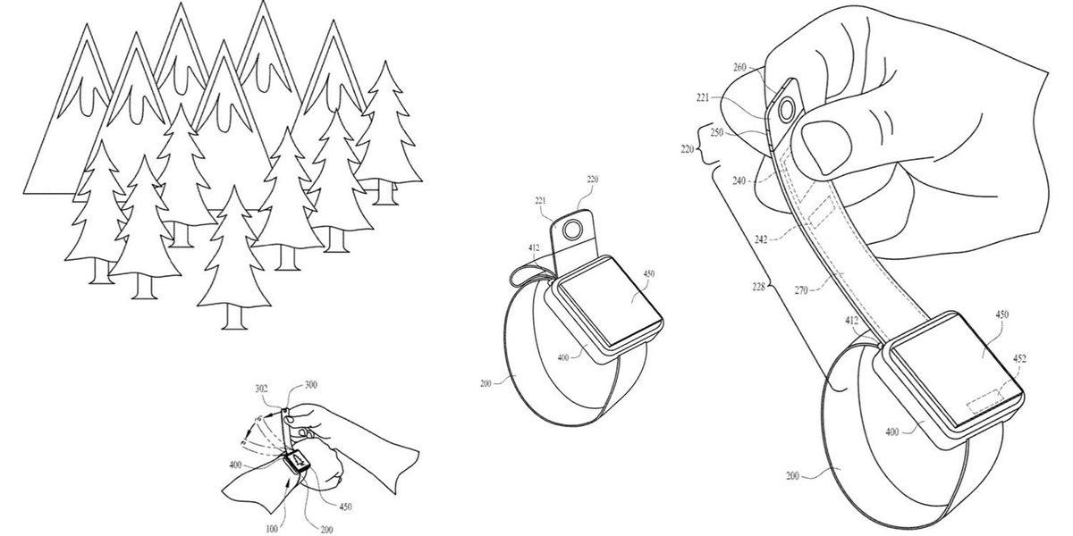 Apple, Akıllı Saatleri İçin Yeni Bir Ayarlanabilir Kamera Patenti Aldı