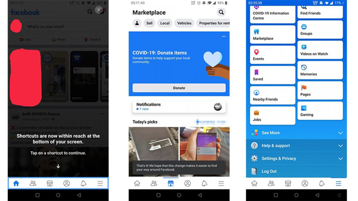 Facebook’un Android’de Tek Elle Kullanımını Kolaylaştıran Değişiklik