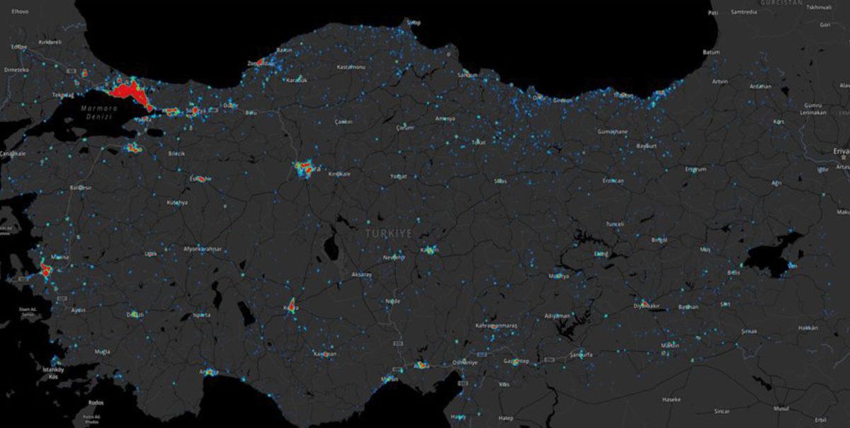 Koronavirüsün Büyük İllerdeki Dağılımını Gösteren Haritalar Yayınlandı