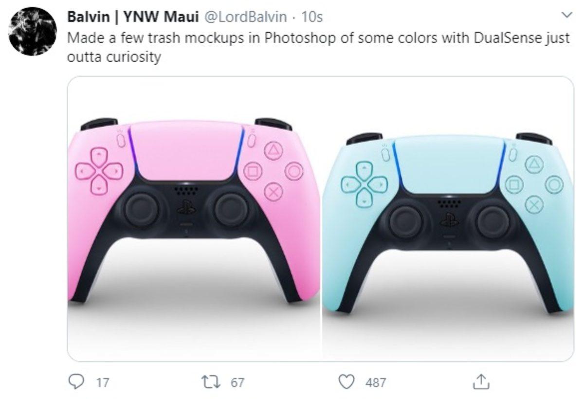 PS5 Kontrol Cihazı DualSense İçin Oluşturulan Farklı Renkte Tasarımlar