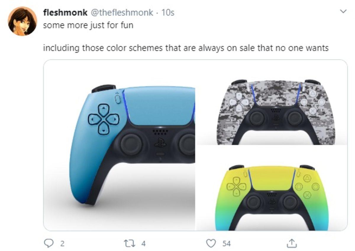 PS5 Kontrol Cihazı DualSense İçin Oluşturulan Farklı Renkte Tasarımlar