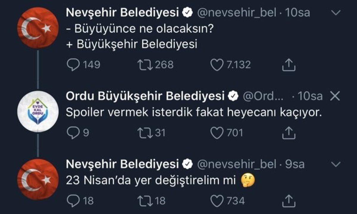 Büyükşehir Belediyelerin Twitter’daki Güldüren ’Büyüyünce Ne Olacaksın?’ Atışması