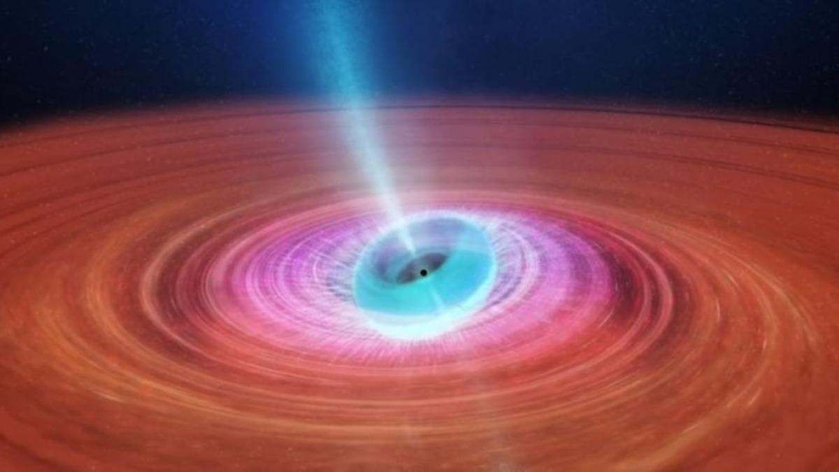 Bir Kara Delikten Gelen Işın, Fizik Kurallarını Bozuyor Gibi Görüntülendi (Video)