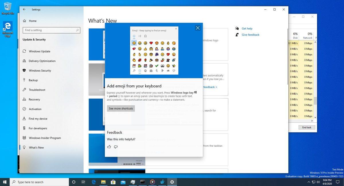 Windows 10’a Gelen Yenilikleri Detaylı Olarak İnceleyebileceğiniz Bir Özellik Geliyor