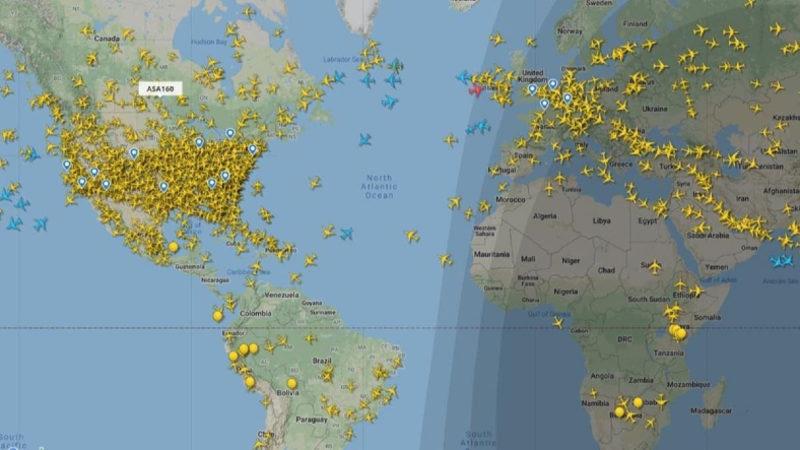 ABD’deki Uçak Trafiğinin Tüm Dünyayı Tedirgin Eden Radar Görüntüsü