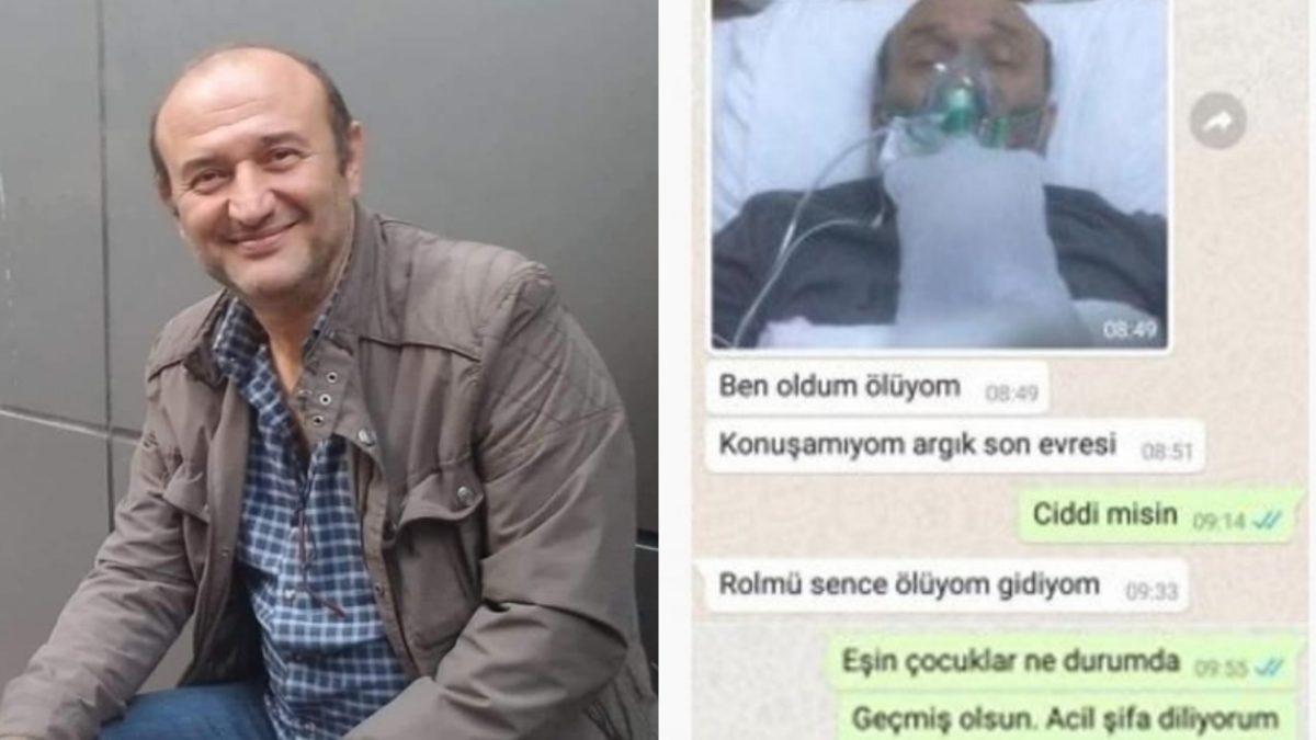 Zonguldak’taki Bir COVID-19 Hastasının Ölmeden Önce Arkadaşına Attığı Mesaj Yürek Dağladı