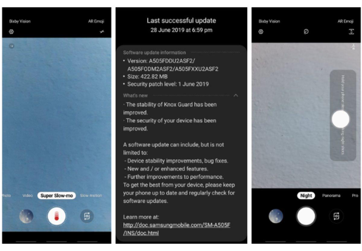 Samsung Galaxy A50’nin Kamera Uygulamasına Gece Modu ve Ağır Çekim Özellikleri Geldi