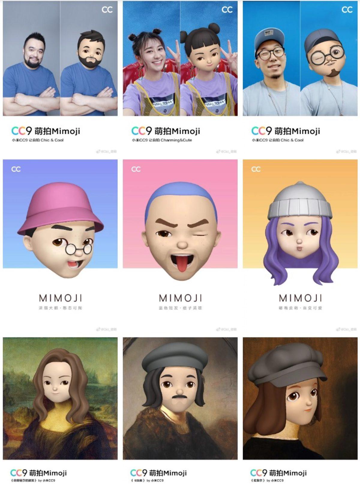 Xiaomi CC9, Yenilenmiş MiMoji ile Gelecek