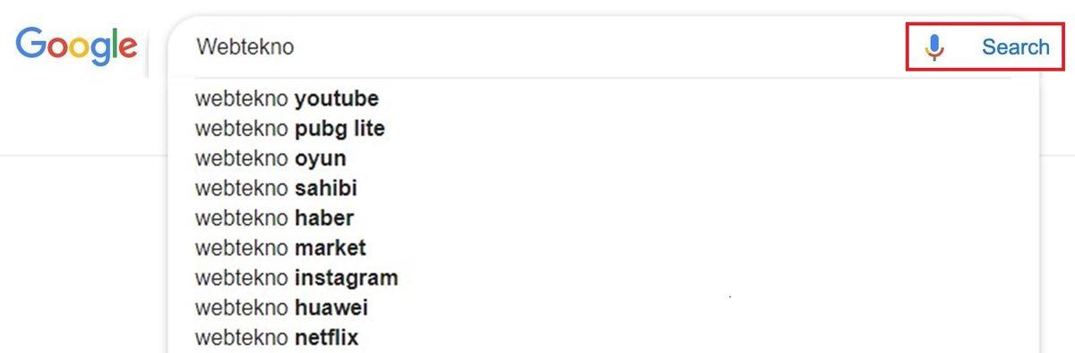 Google’ın Büyüteç Simgeli Arama Butonu, Yerini ’Ara’ Butonuna Bırakıyor