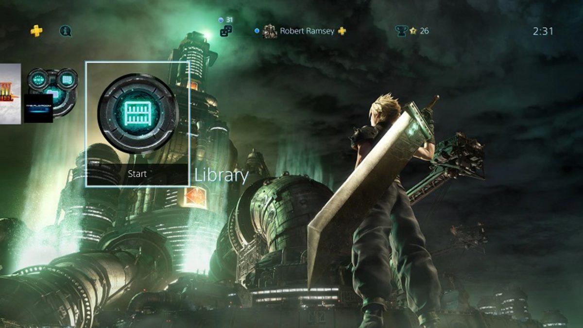 Final Fantasy VII Remake’in Dinamik PS4 Temaları Ücretsiz Olarak Sunuldu