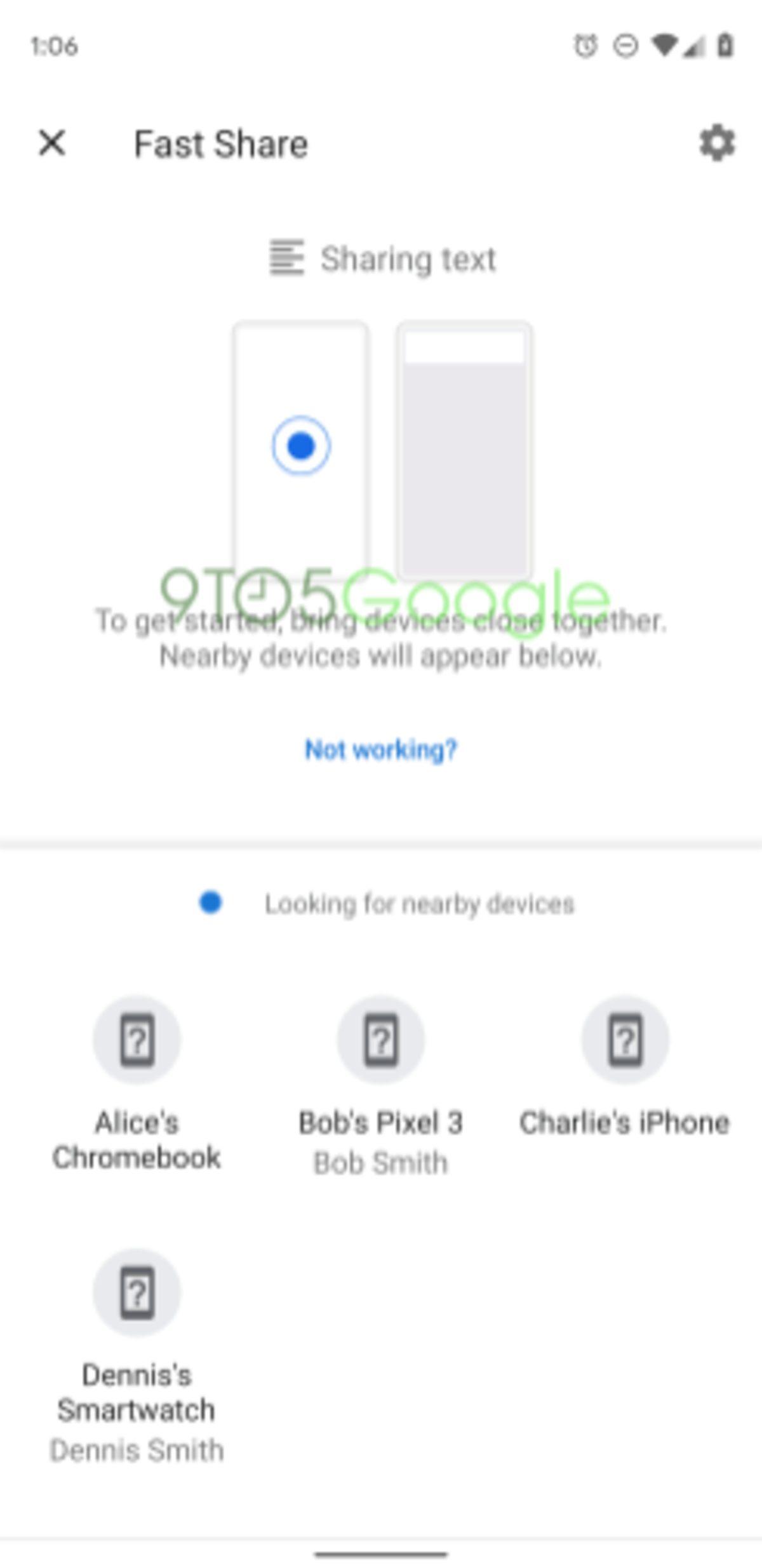 Google, Android Beam’in Fişini Çekip Fast Share Adındaki Özelliği Kullanıma Sunacak