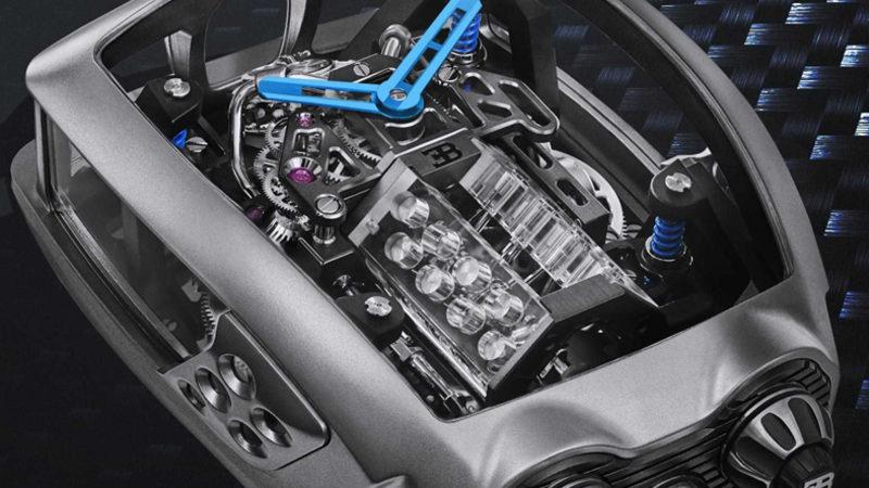 Bugatti Chiron’un W16 Motorunu İçeren, 2 Milyon TL’lik Saat
