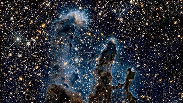 NASA, Pillars of Creation’ın Kızılötesi Işıktaki Görüntüsünü Paylaştı