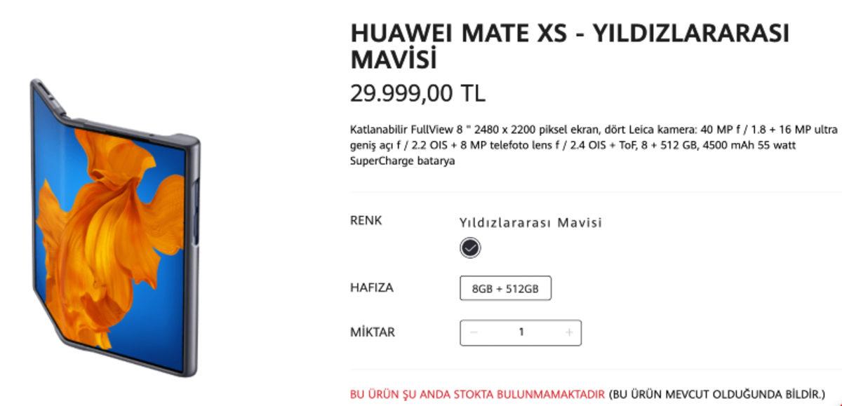 Yok Artık: Huawei’nin 30 Bin TL’lik Telefonu Mate Xs, Türkiye’de Bir Günde Tükendi