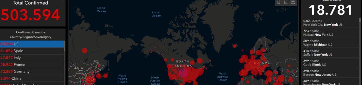 Koronavirüs Vakalarının 500 Bini Aştığı ABD, Ölüm Sayısında İtalya’yı Geride Bıraktı