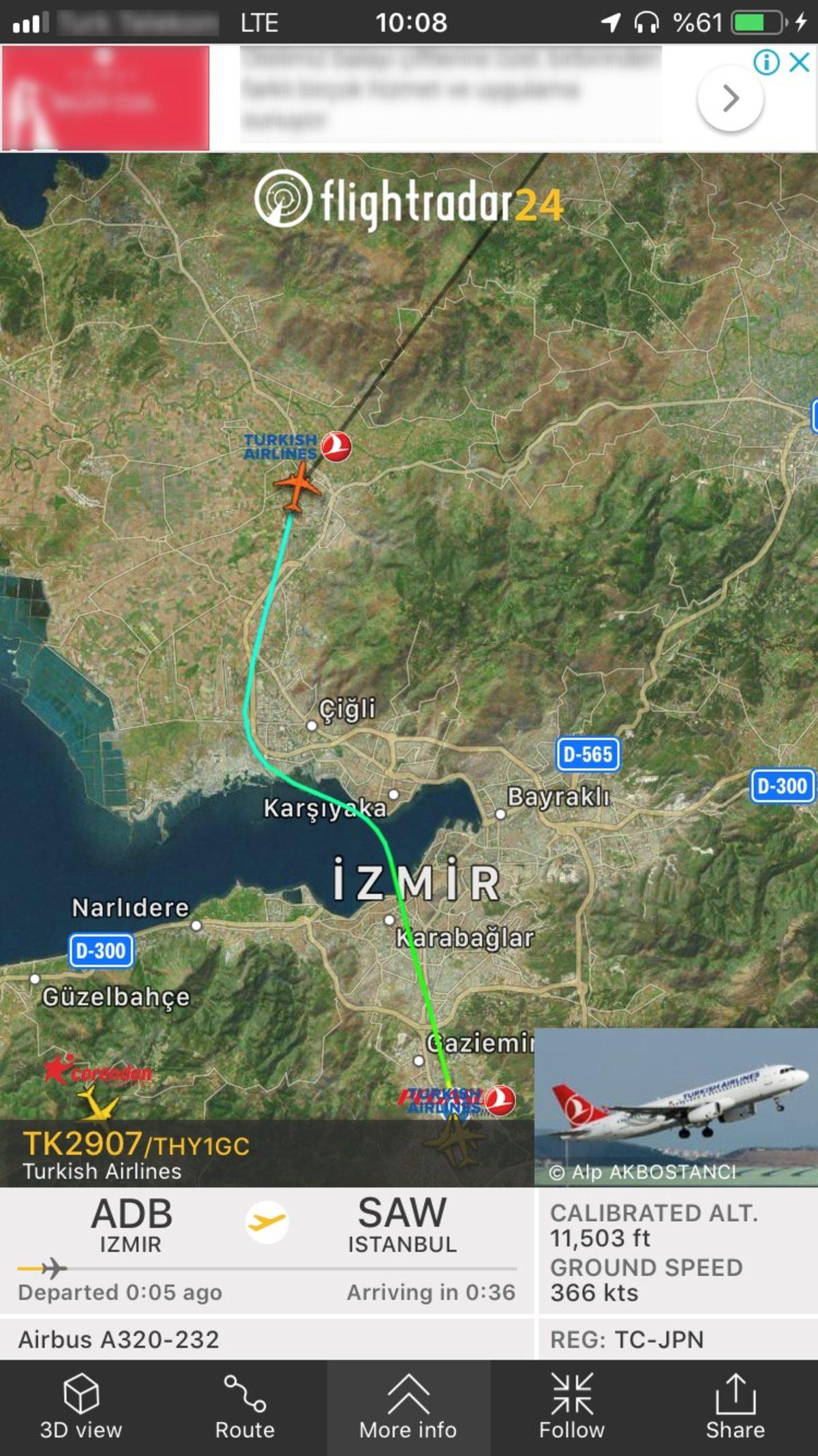 Gökyüzündeki Tüm Uçakları Takip Edebileceğiniz Uygulama: Flightradar24