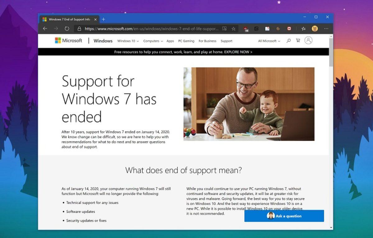Microsoft, Yeni Edge Tarayıcısını Windows 7’de Emekli Edeceği Tarihi Açıkladı