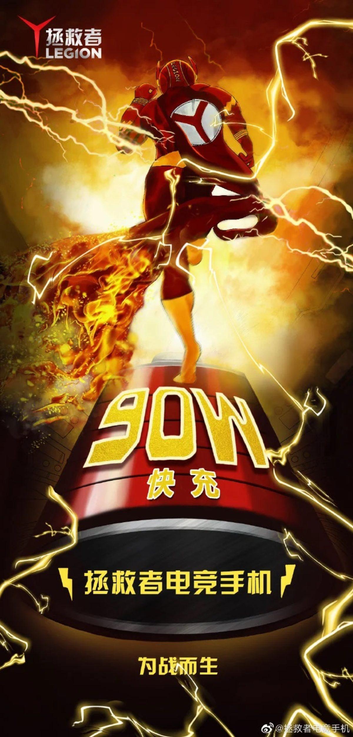 Lenovo Legion, 90 Watt ile Dünyanın En Hızlı Şarj Olan Telefonu Olacak